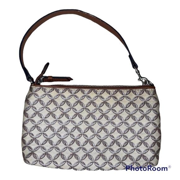 Vintage 90’s Beige/Brown Purse - Picture 6 of 6